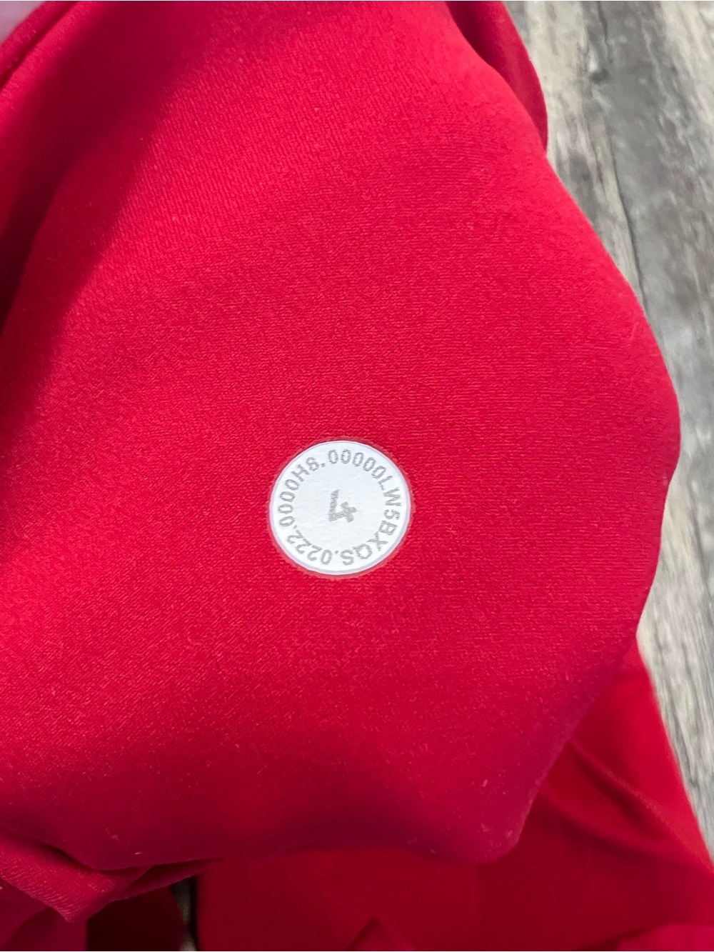 Lululemon Fast & Free 7/8 Tight II Dark Red Non-reflective Nulux Fabric 25” - Picture 9 of 9
